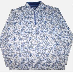 Pins & Aces Golf Co. Bud Light 1/4 Zip Pullover Men's XXXL